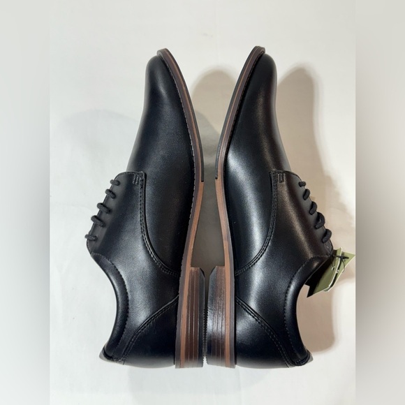 GOODFELLOW & CO. Men's Black faux Leather Oxfords size 9.5 - Picture 5 of 7